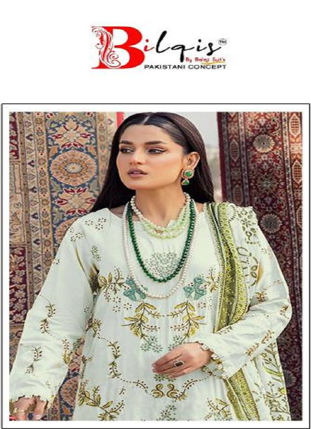 Bilqis B 176 Lawn Cotton Pakistani Salwar Kameez Exporters In India